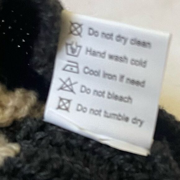 Alelly Color Block Wide Stripe Relaxed Fit V-Neck Ribbed Knit Sweater NWOT - Picture 12 of 13